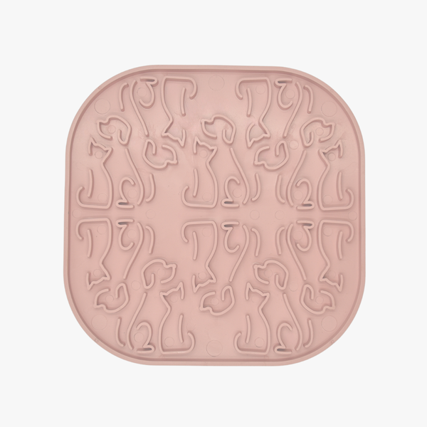 Fiboo Lollipop Sticky slickmatta 19 cm – rosa, framsida