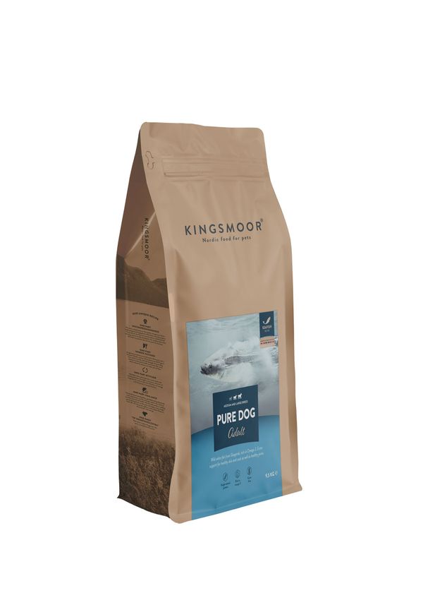 Kingsmoor Hundfoder Nordisk Vildfångad Fisk Stor hund 9,5kg