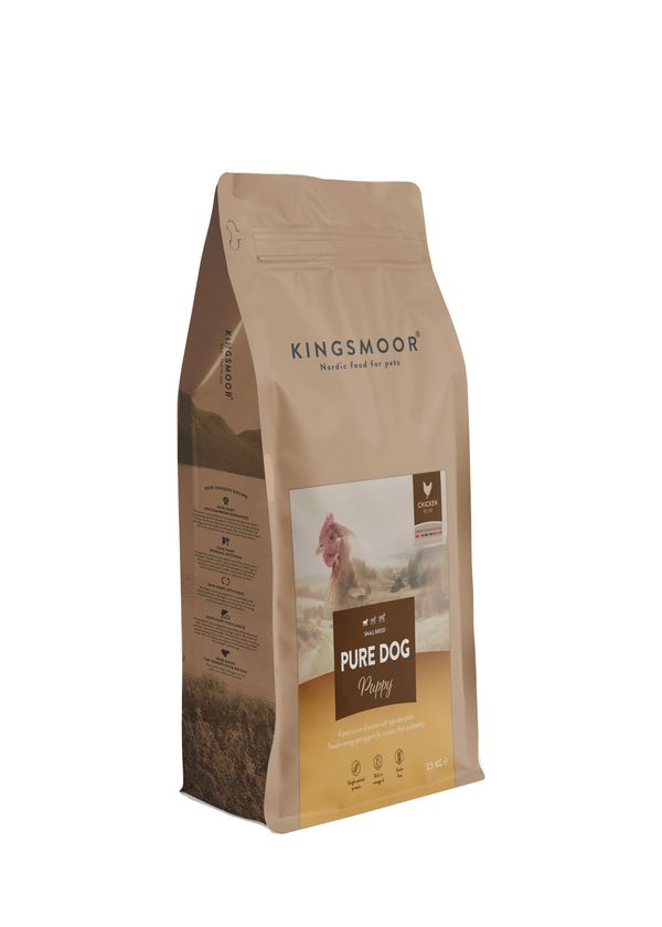 Kingsmoor Hundfoder Nordisk Kyckling Valp Liten Hund 2,5kg