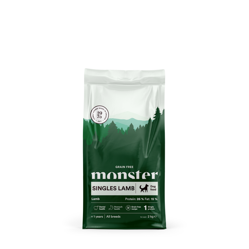 Monster Dog Grain Free Singles Lamb Small Bites