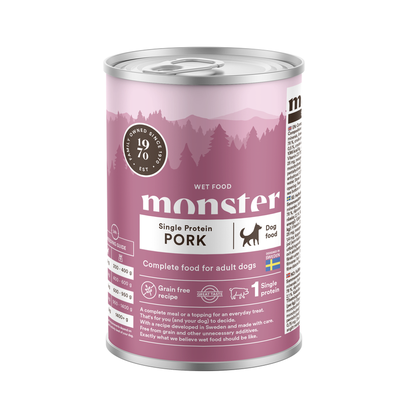 Monster Dog Single Protein Pork