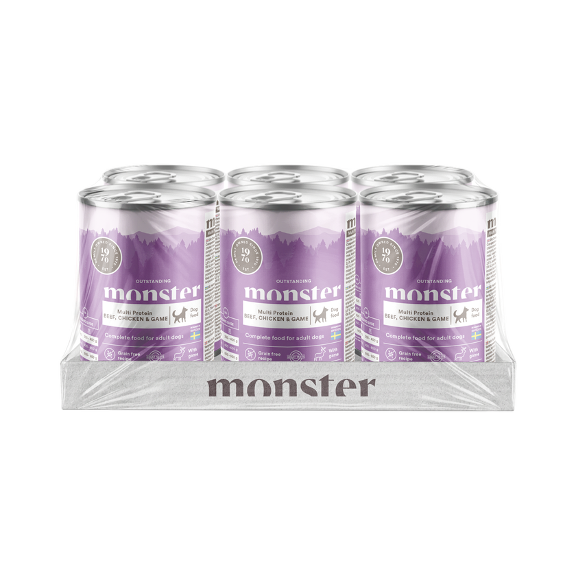 Monster Dog Multi Protein Beef, Chicken & Game