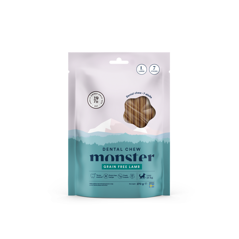 Monster Dog Dental Chew Grain Free Lamb