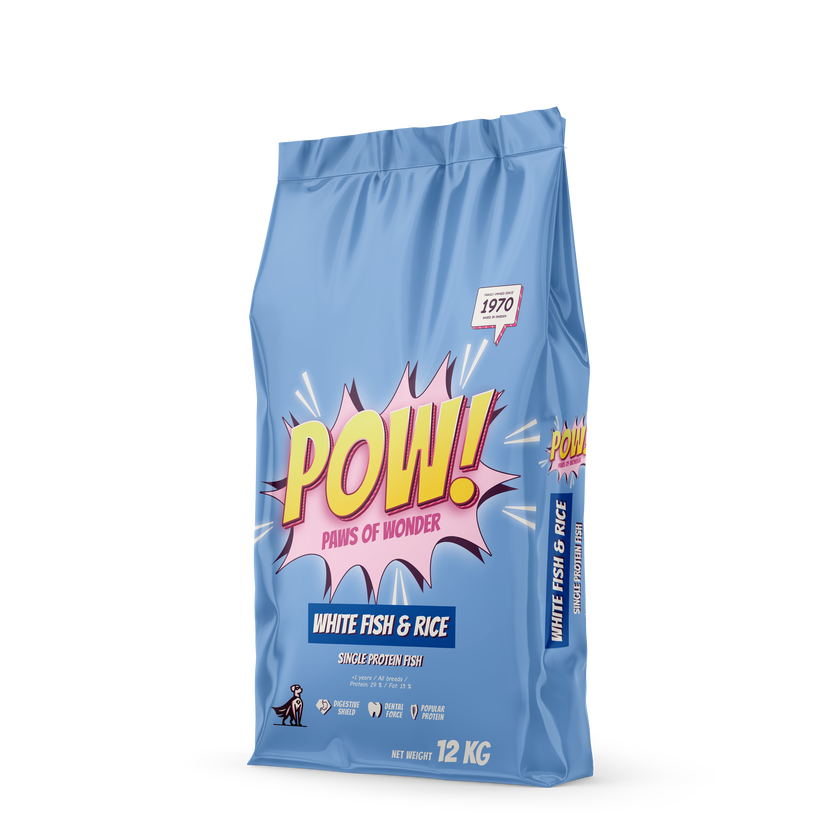 POW Adult White Fish & Rice – torrfoder med vitfisk