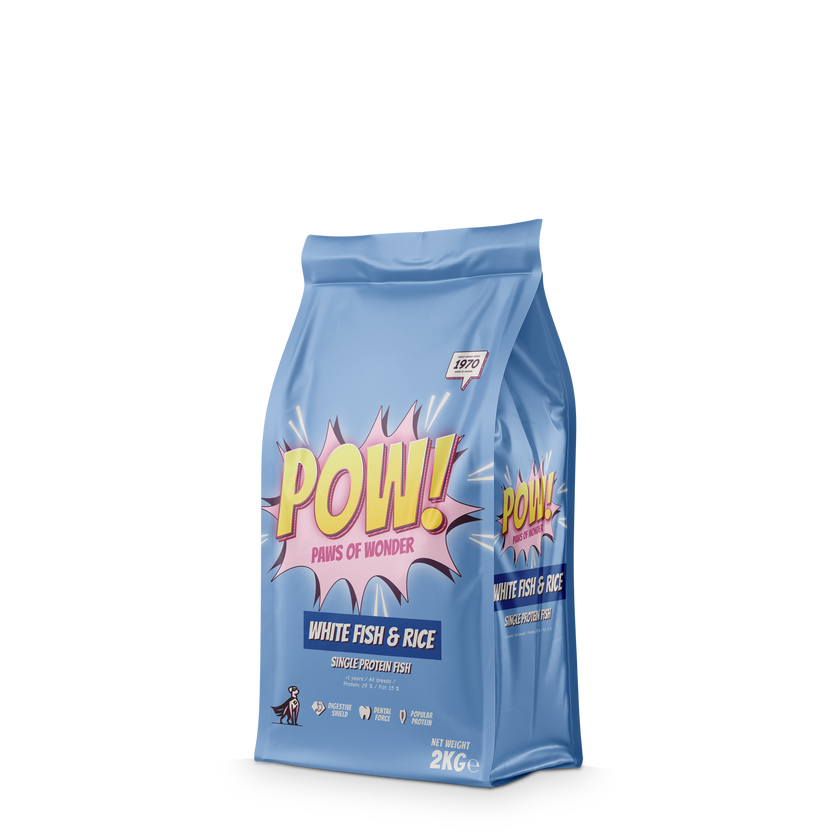 POW Adult White Fish & Rice – torrfoder med vitfisk