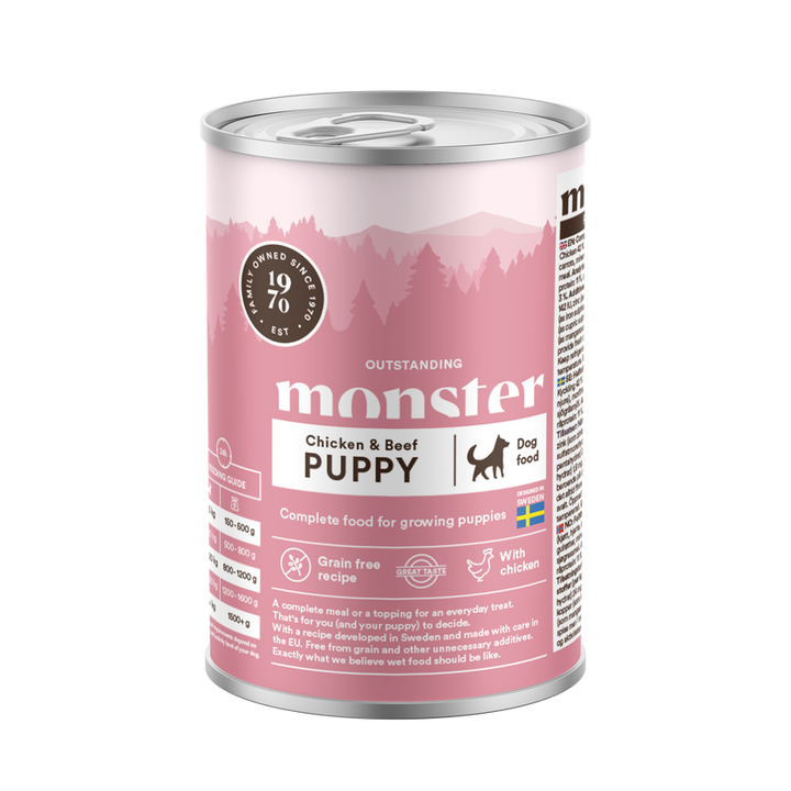 Monster Dog Puppy Chicken & Beef