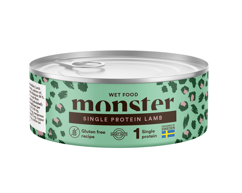 Monster Cat Adult Single Protein Lamb Can