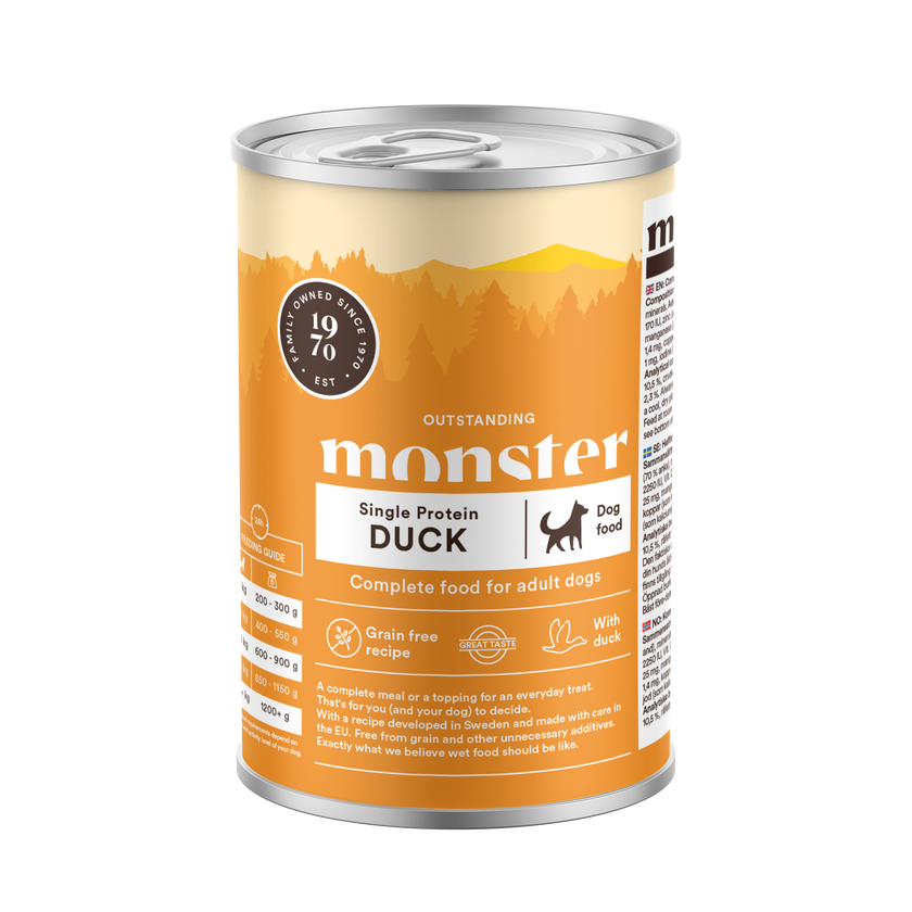 Monster Dog Single Protein Duck
