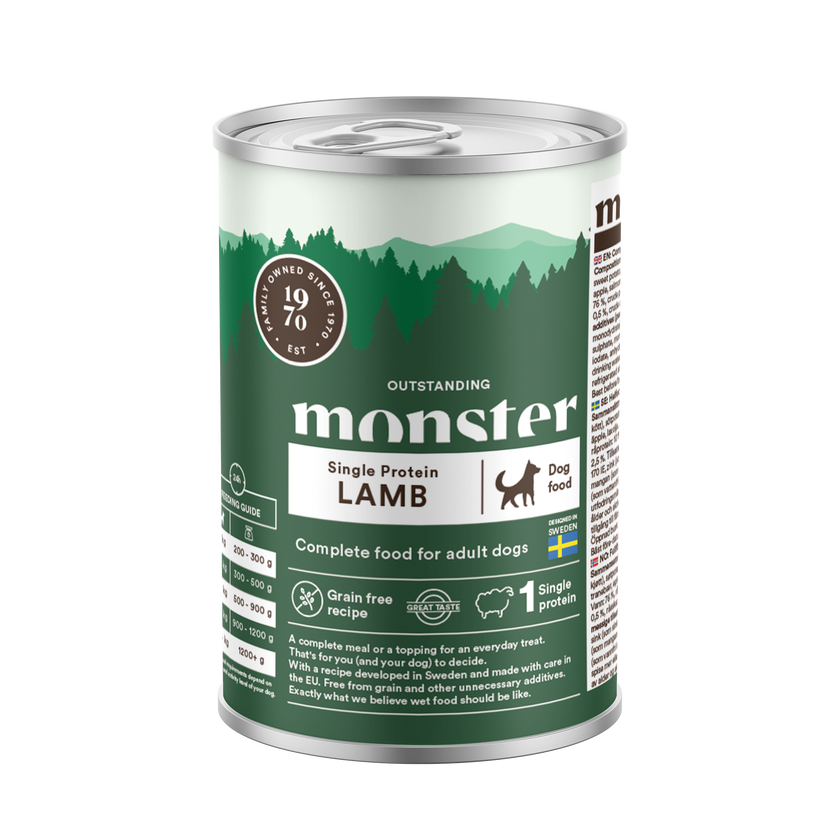 Monster Dog Single Protein Lamb