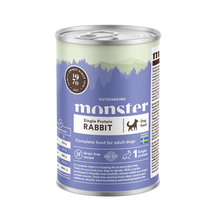 Monster Dog Single Protein Rabbit