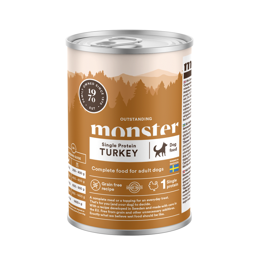 Monster Dog Single Protein Turkey