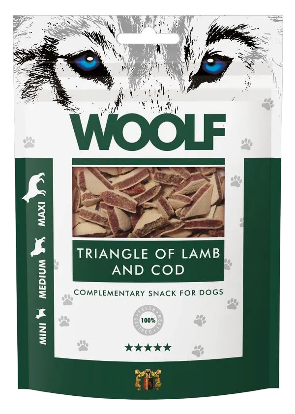 Woolf Lamb and Cod Triangle 100 g