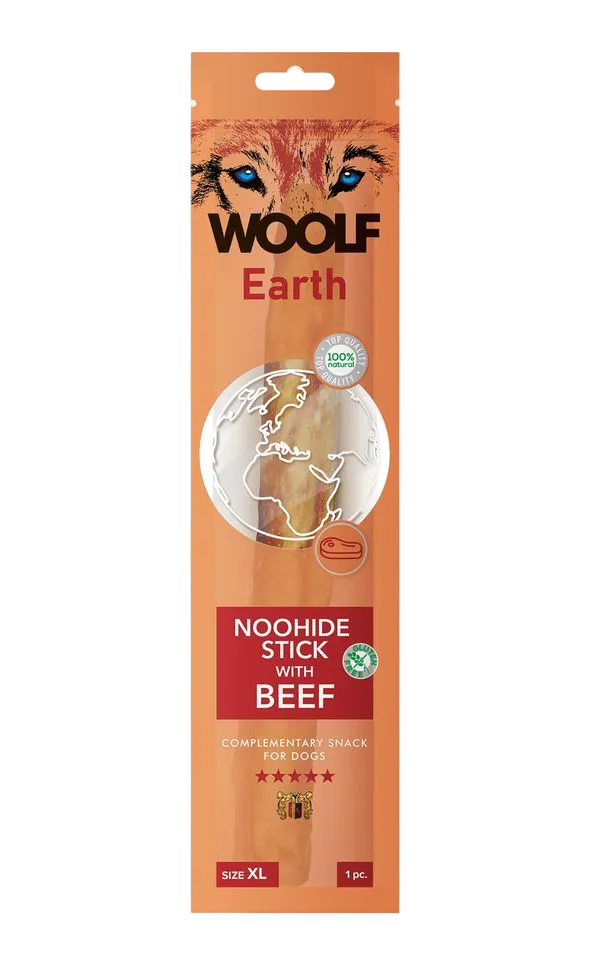 Woolf Earth Noohide Tugg Nötkött XL
