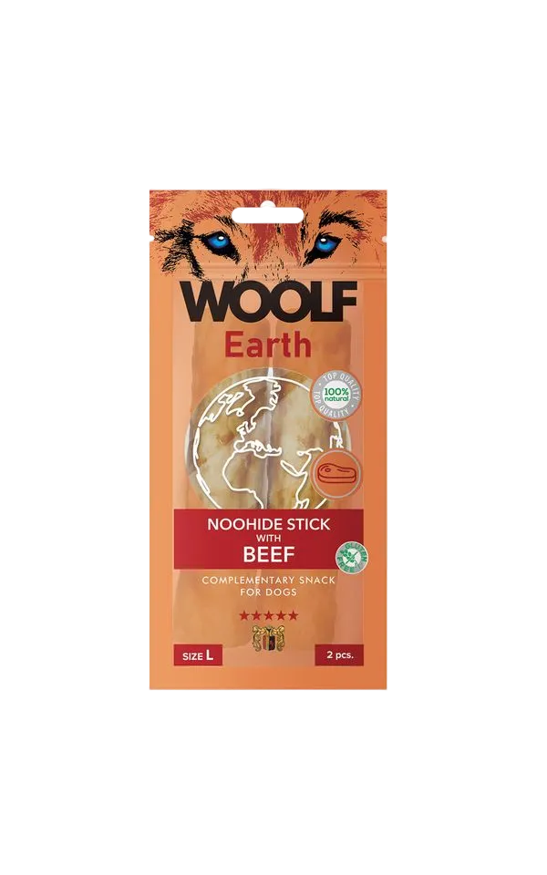 Woolf Earth Noohide Tugg Nötkött L