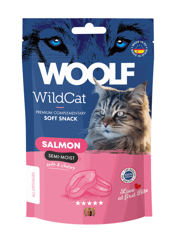 Woolf Wildcat Snacks Lax 50 g