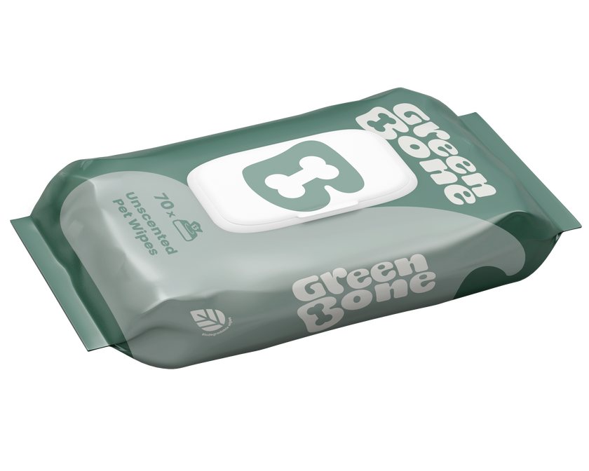 Green Bone Pet Wipes