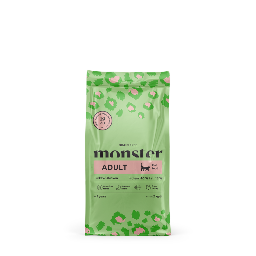 Monster Cat Grain Free Adult Turkey/Chicken