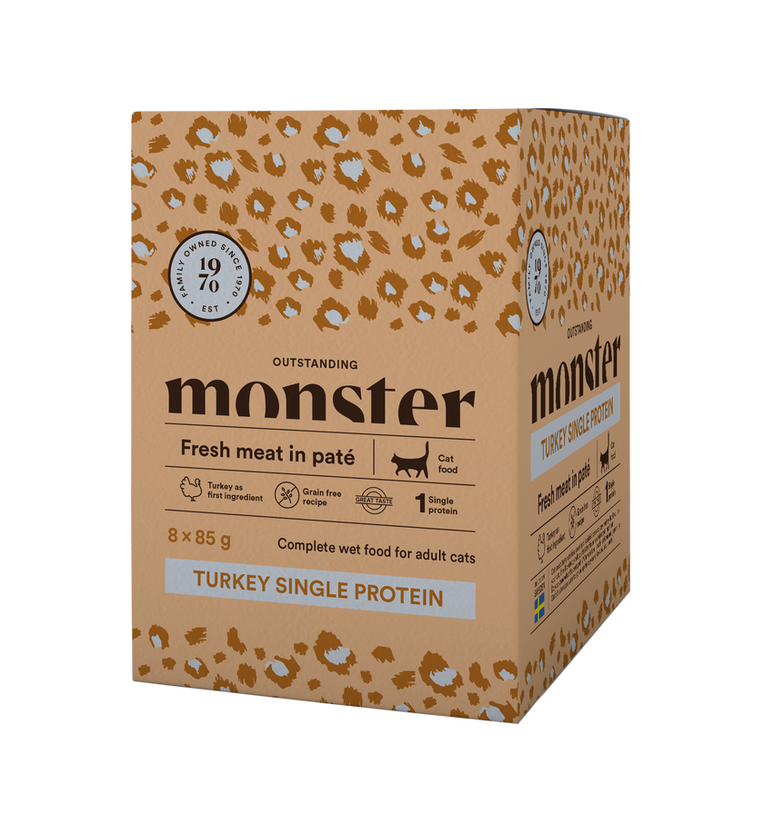 Monster Cat Pouches Adult Turkey