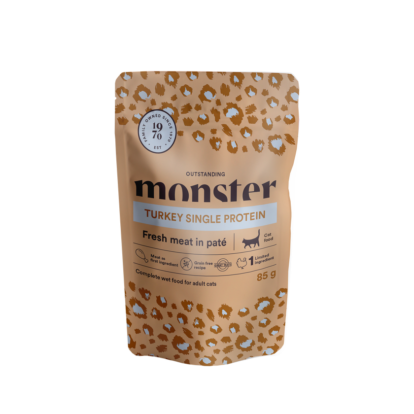 Monster Cat Pouches Adult Turkey