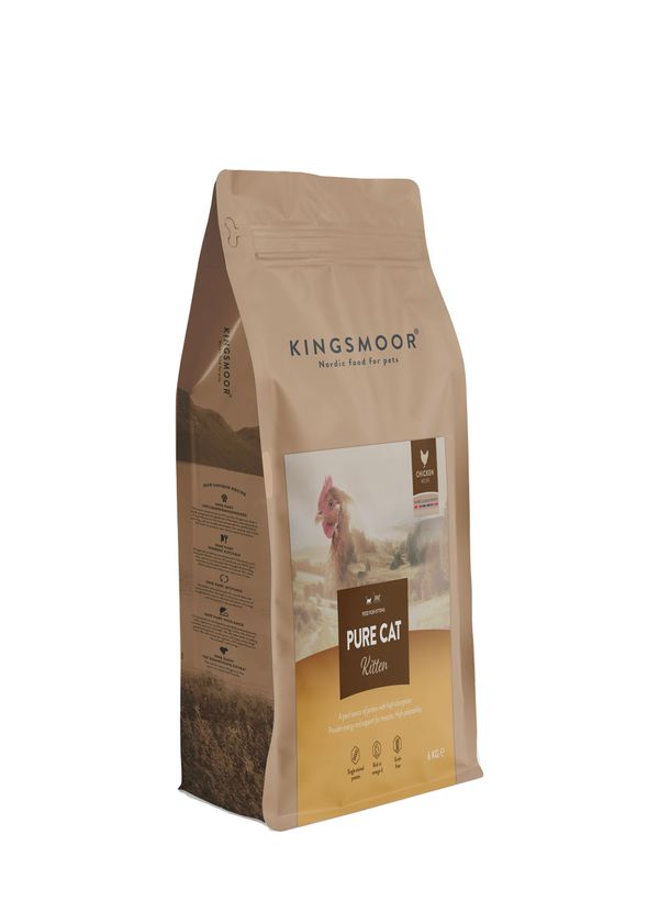 Kingsmoor Kattfoder Nordisk Kyckling Kattunge 6kg