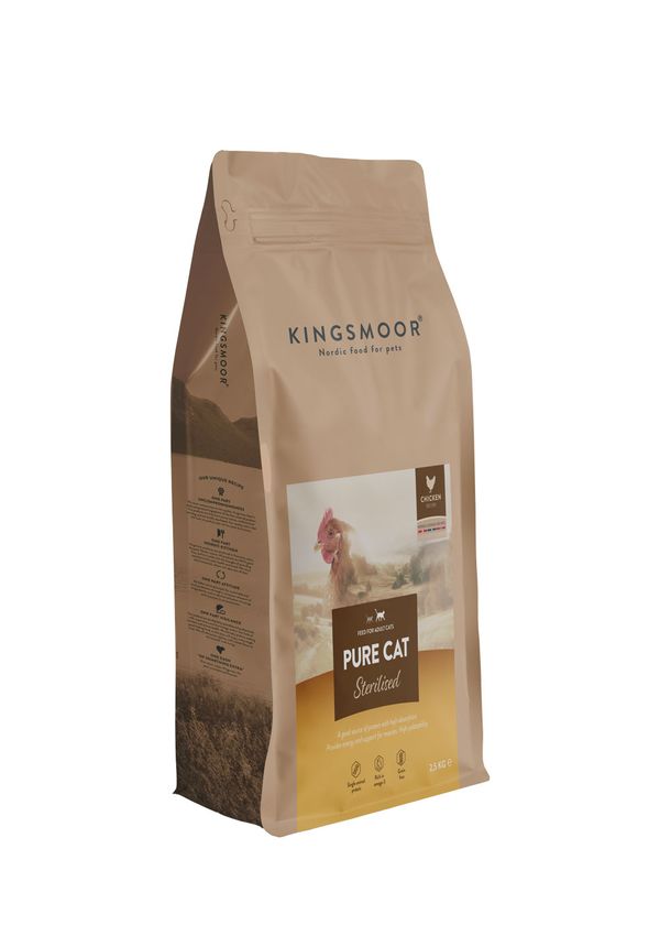 Kingsmoor Kattfoder Nordisk Kyckling Steriliserad Katt 2,5kg