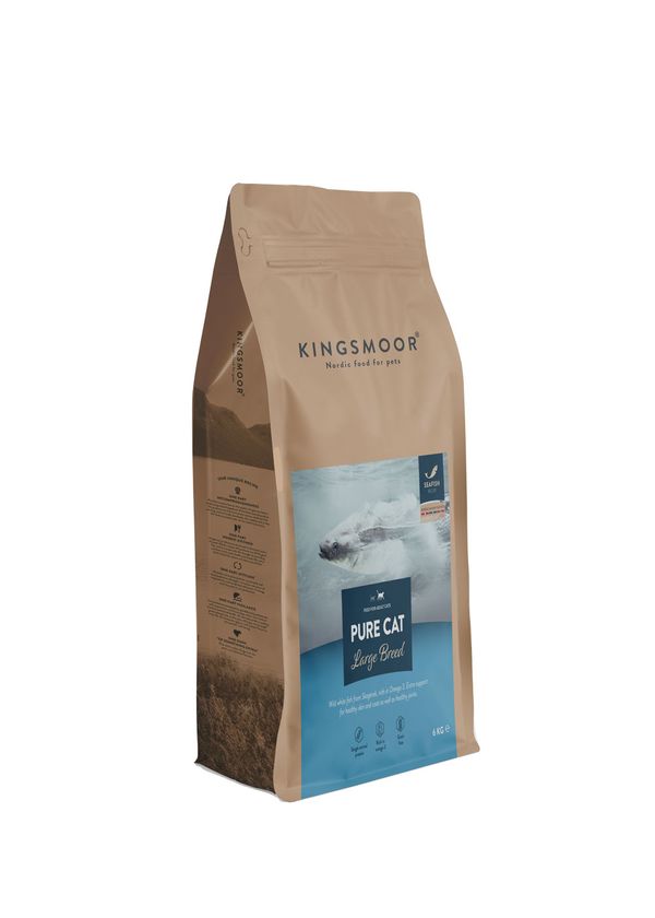 Kingsmoor Kattfoder Nordisk Vildfångad Fisk Vuxen Stor Katt 6kg